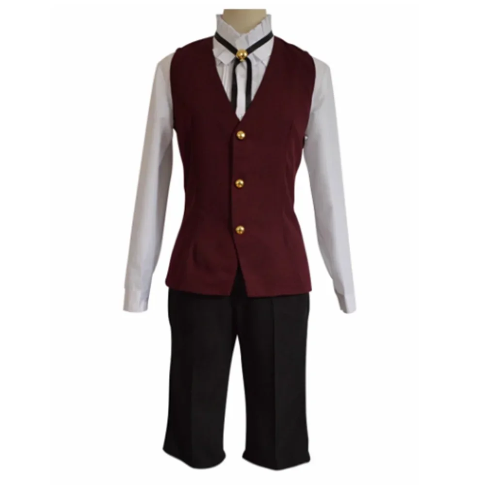 Unisex Anime Cos Sakamaki Kanato Cosplay Costume Uniform Custom Size