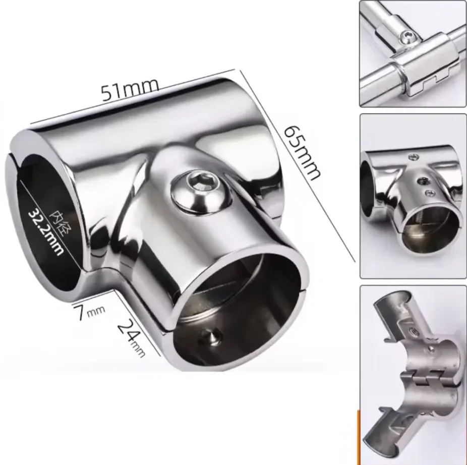 

316stainless steel , for 32mm connectors 4pcs , Customized link extral money