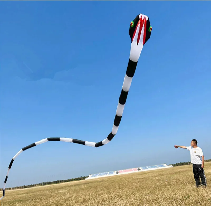 Free shipping 55m large snake kite for adults professional soft kite flying wind kites for children inflatable toys professional