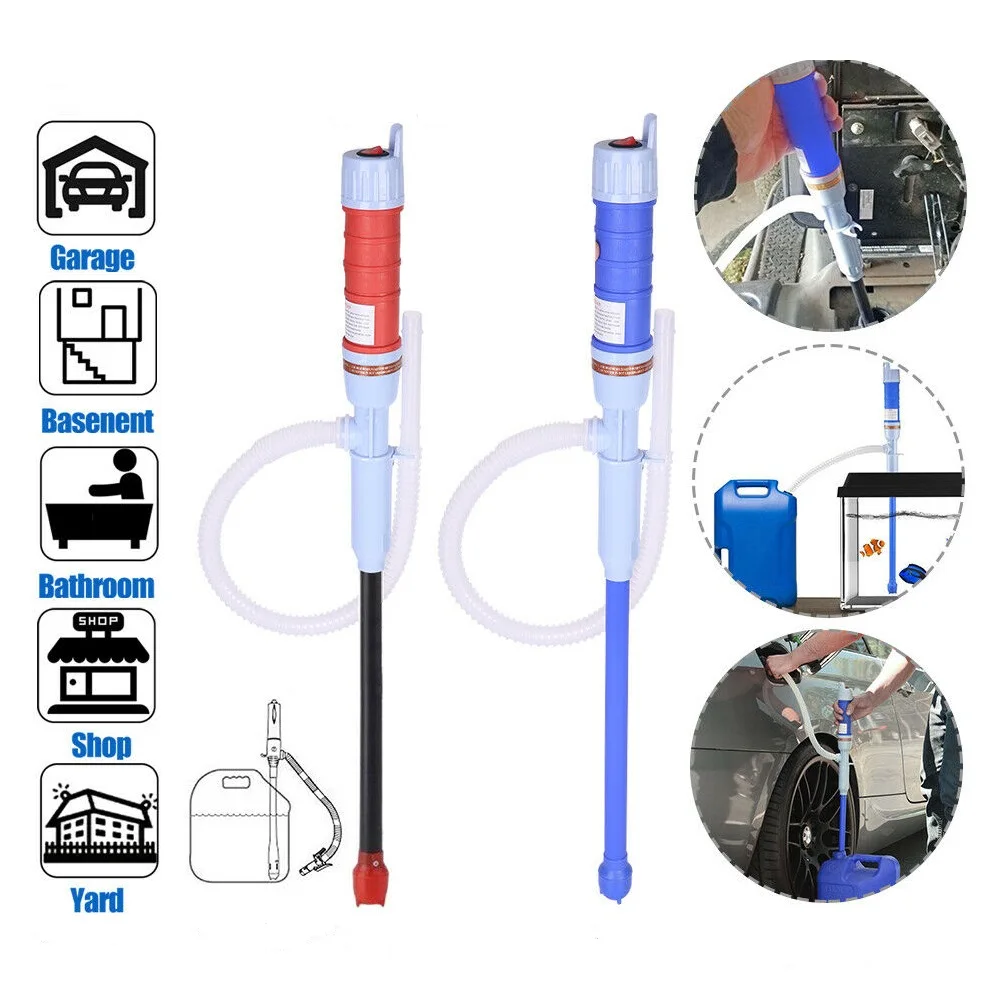 Electric Automatic Fluid Liquid Siphon Pump Battery Powered Gas Water Bathroom Pond Manual Pump Sewage Pump Oil Suction Pumps