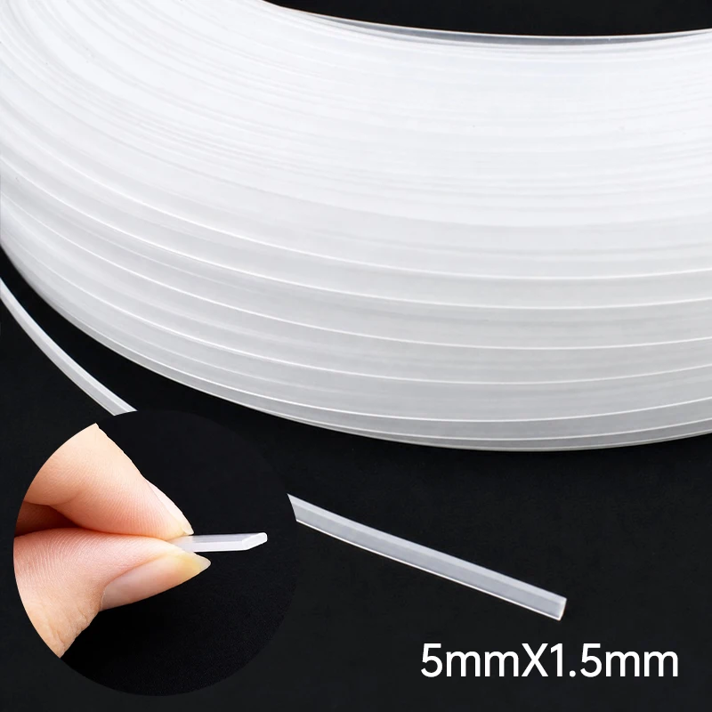 Clear PP Corset Boning Webbing 10mm
