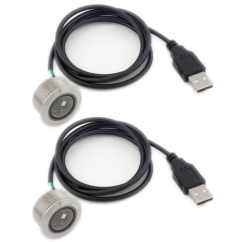 Efficient 2X GM861 USB Interface 1D/2D Bar Code QR Code Barcode Scanner Module Stainless Steel Thread With Fill Light