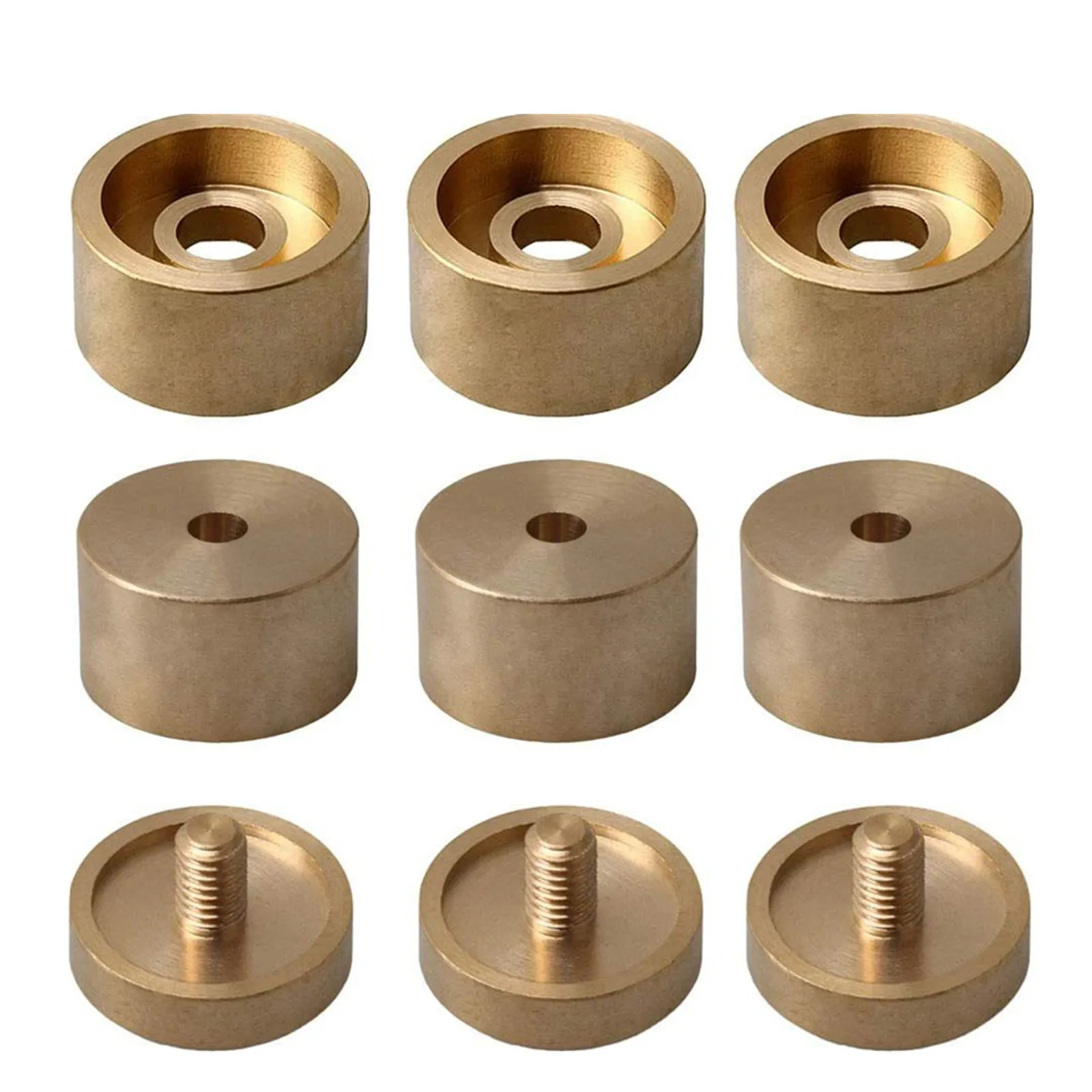 9 قطعة مجموعة أزرار إصبع صمام البوق العملي المتين من النحاس المعدني عالي الجودة لأجزاء صيانة تعديل البوق #5