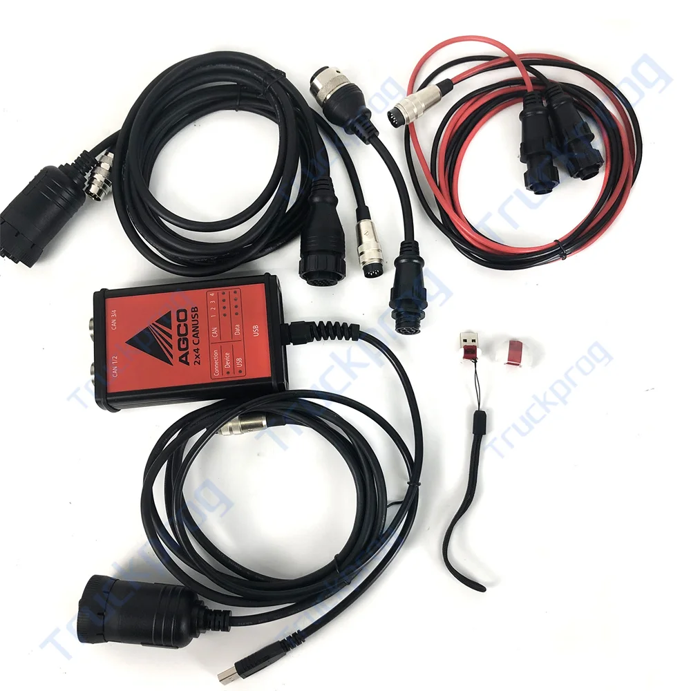 

Agricultural Diagnostic Scanner for AGCO EDT CANUSB Interface Heavy Duty Electronic Diagnostic key dongle