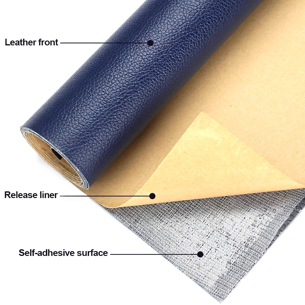 Self Adhesive Leather Stickers For Sofa Repair Patch Furniture Table Chair Sticker Seat Bag Shoe Bed Fix Pu Artificial Leather