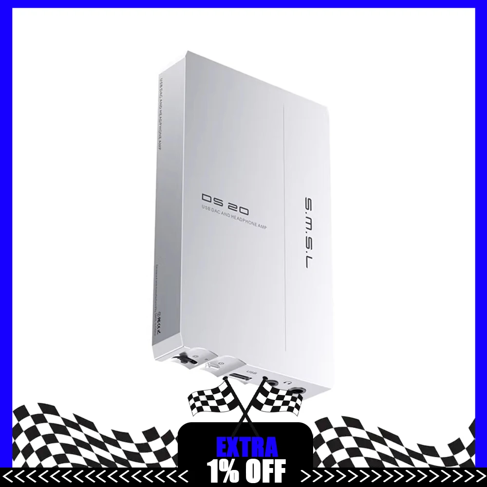 SMSL DS20 Headphone Amplifier CS43131 4 Decoding Chip Balance Customize Ear Amplifier Design Of PLFC Fully Balanced Amp Circuit