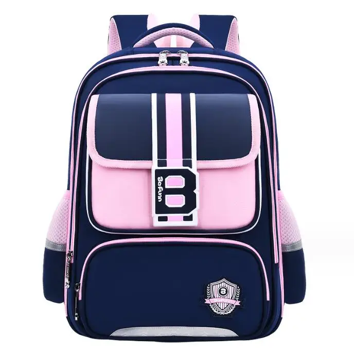 Fashionable British Style Kids Backpack Child School Bags Boys Girls Orthopedic Mochila Waterproof Primary Schoolbag Book Bag