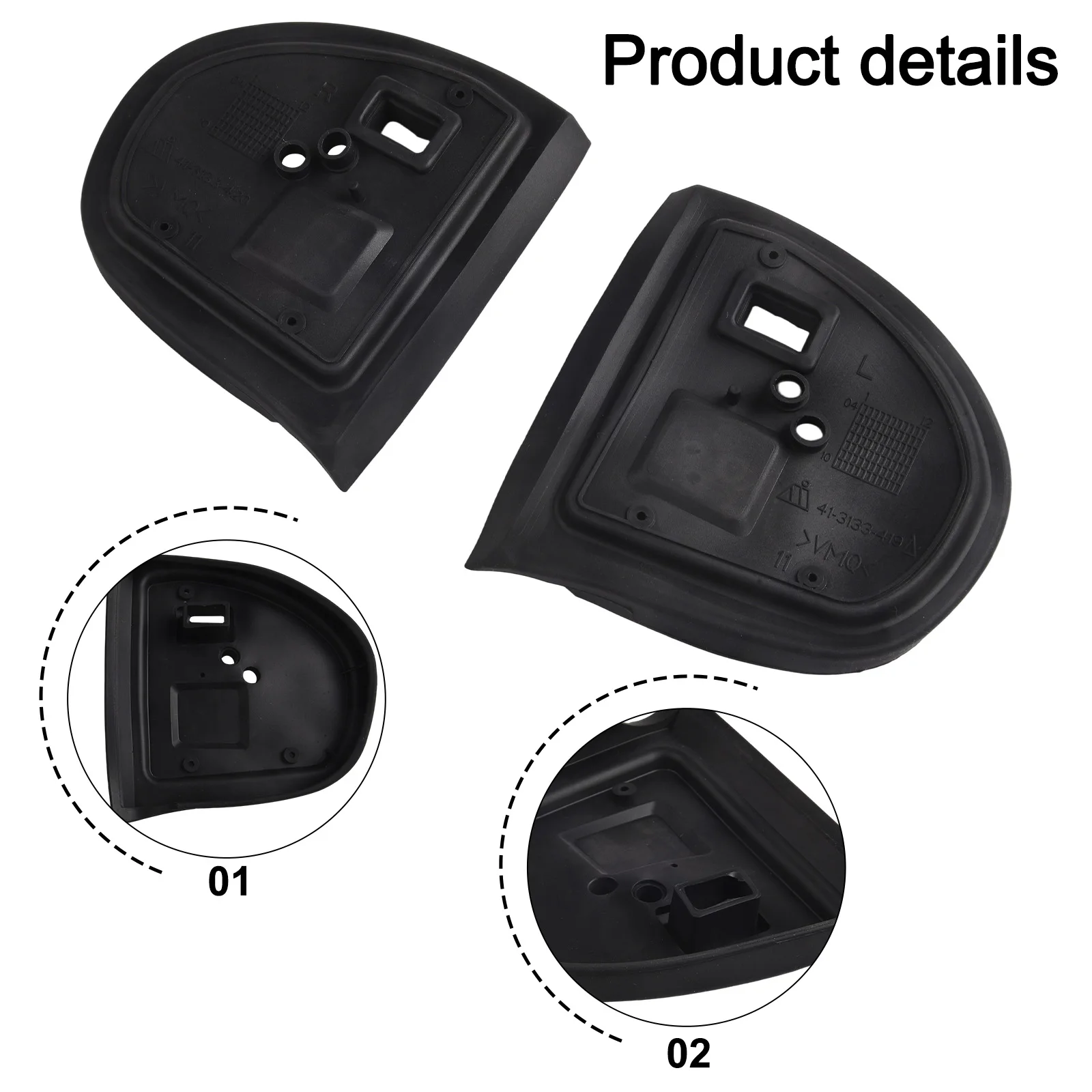 Car Mirror Seals Exterior Mirror Gasket 2038106376 Manual Fold Adjustment As Shown In The Figure For Mercedes C-Class