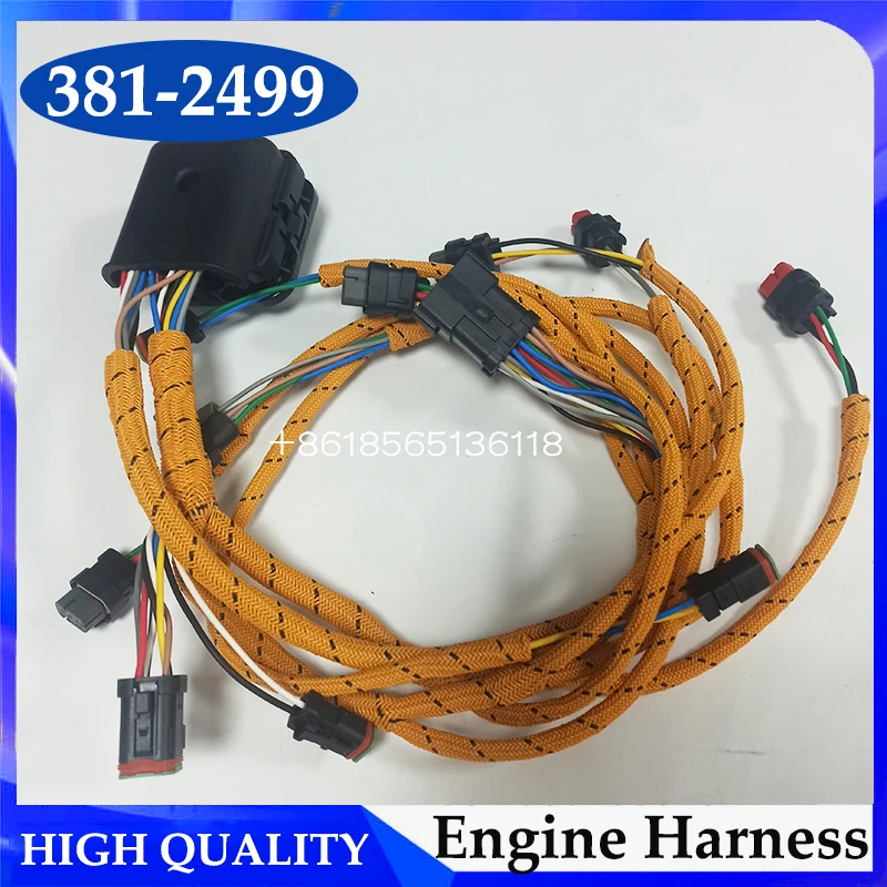 Excavator C7 New Engine Wiring Harness 381-2499 3812499 for 324D 325D Wire Harnesses