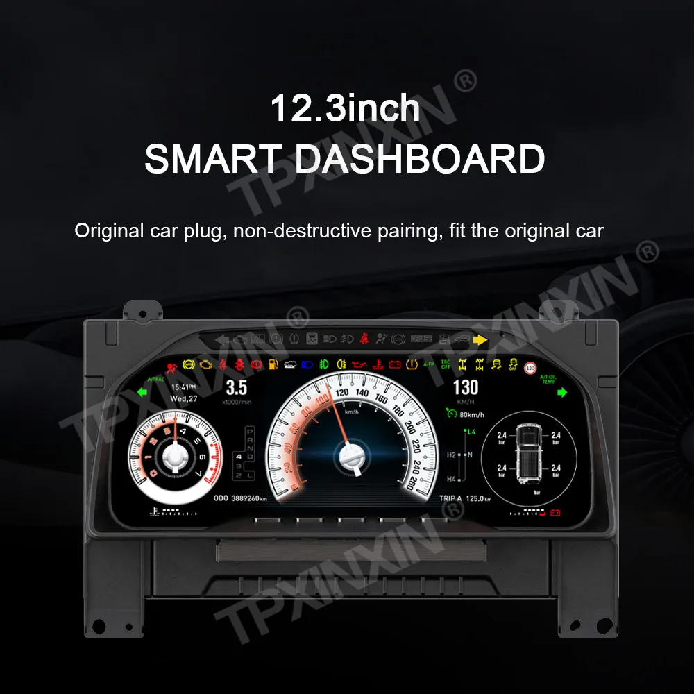 LCD Dashboard Panel For Toyota Land Cruiser 70 75 76 78 79 2007-2024 Car Digital Cluster Instrument Speedometer Unit screen