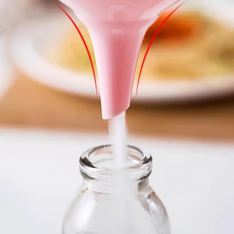 Creative Sakura Funnel Home Kitchen Plastic Funnel Large Mouth Universal Universal Fuel Funnel Kitchen Multifunctional Gadgets