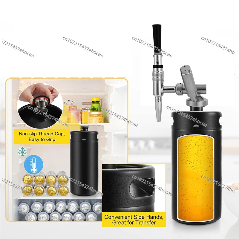 Homebrew  Keg & Stout Creamer Faucet Cold Brew Maker 2L Dispenser Kit Gift For Coffee Lovers
