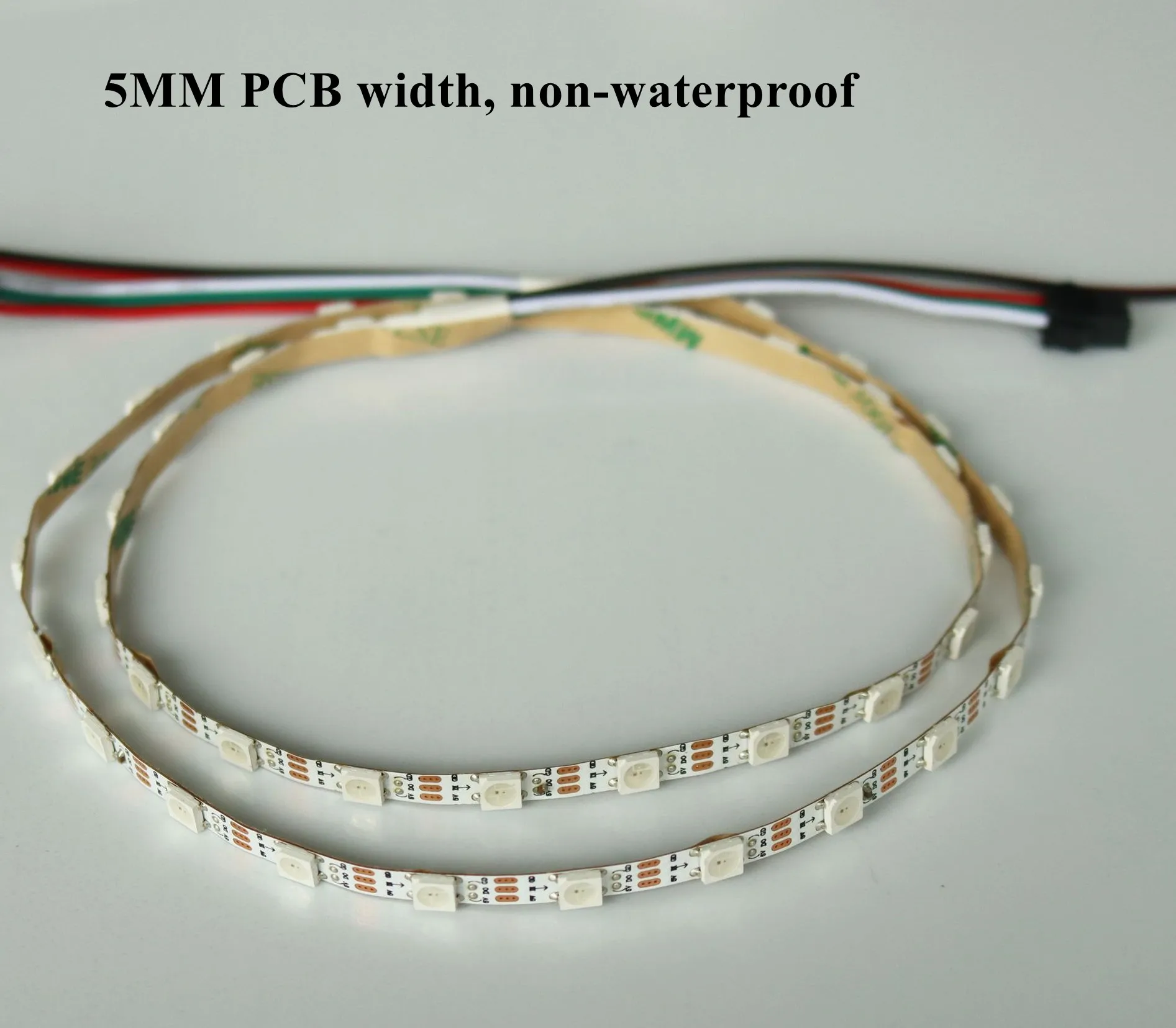 5mm PCB Width IC LED Strip Addressable RGB Programmable LED Pixel Strip Ultra slim Flexible LED Ribbon Light String