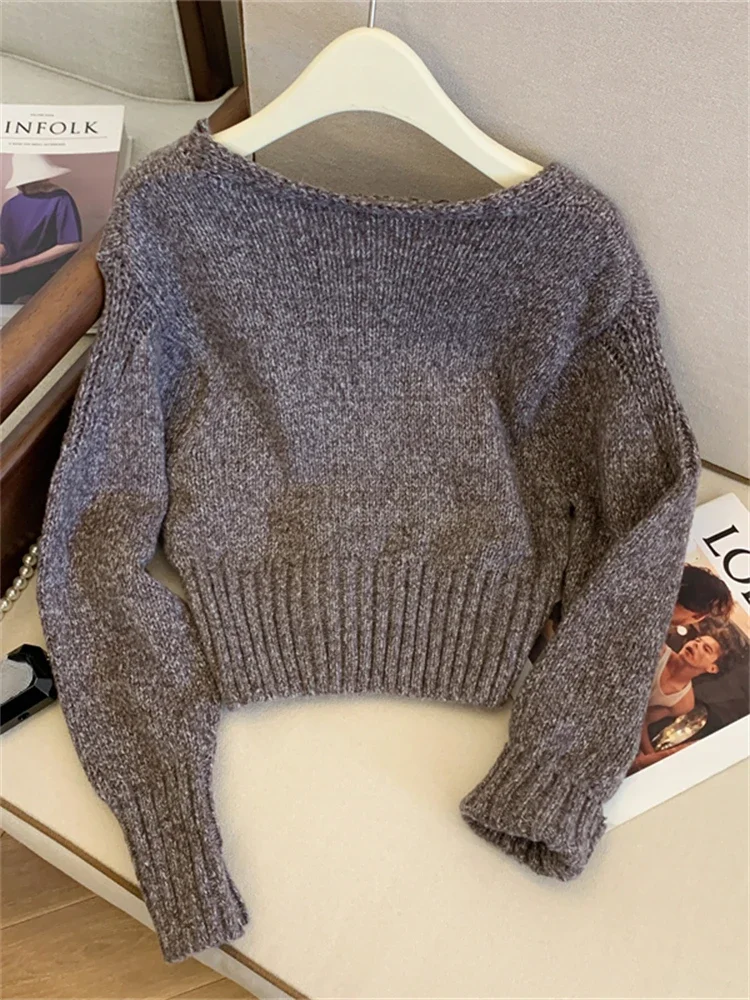 Women Sweater Womens Winter Sweaters Cardigan Traf Female Knitting Overszie Long Sleeve Loose Knitted Outerwear Ropa De Mujer