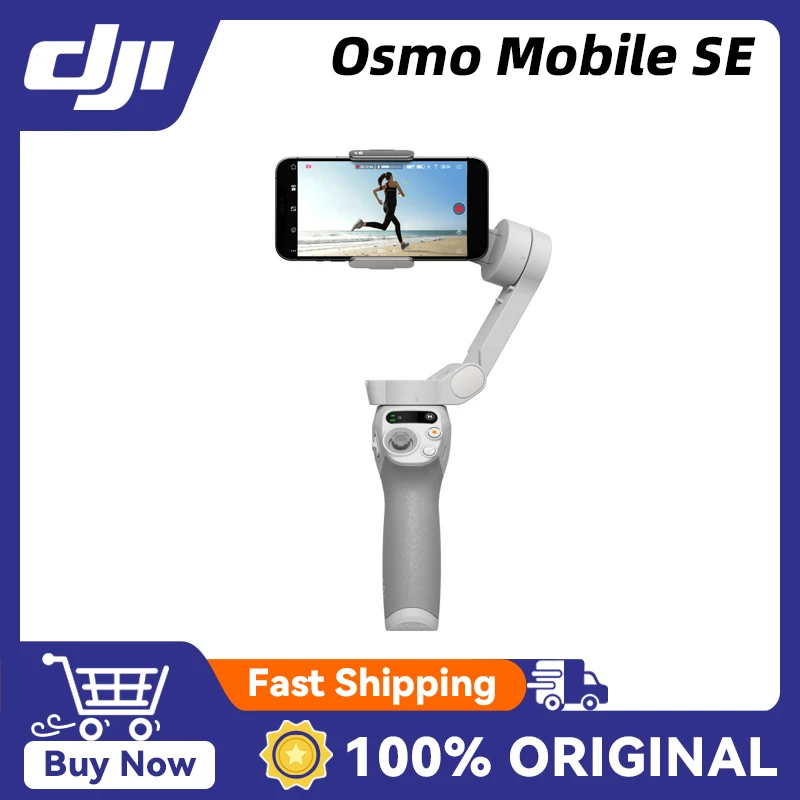 DJI Osmo Mobile SE OM SE تصميم مغناطيسي 3-Axis Stabilization محمول وقابل للطي أصلي العلامة التجارية الجديدة في المخزون
