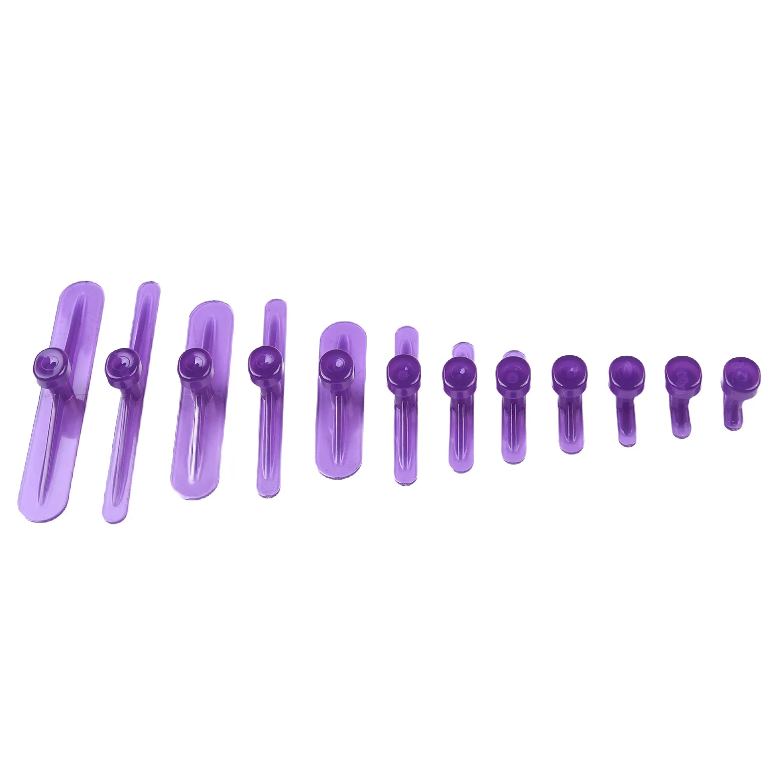 

12pc Glue Tabs Car Dent Lifter Tools Dent Puller Removal Tool Paintless Car Body Glue Tabs Auto Maintenance Tools ﻿