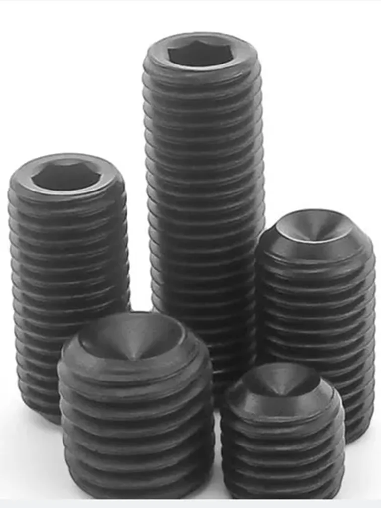 M8*6-70 M10*10-80 M12*10-90 M14*14-50 M16*16-60 M20*20-50 12.9 grade black alloy steel socket cup point set screw430