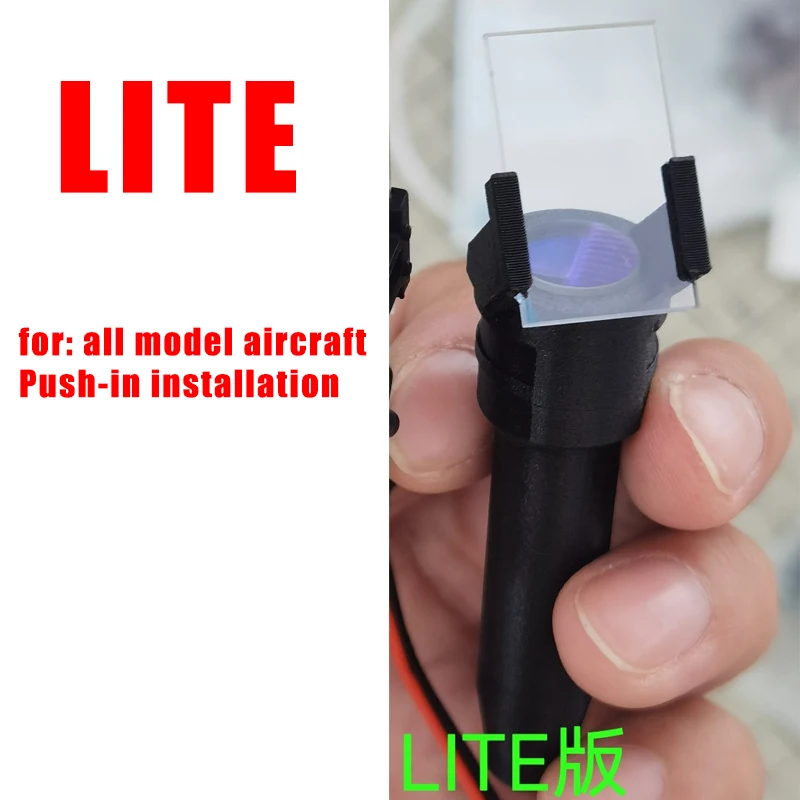 Modell Flugzeug FPV Cockpit HUD Display Haltung Anzeige Anblick Instrument Simulation Cockpit Micro Optische Anblick DIY Universal