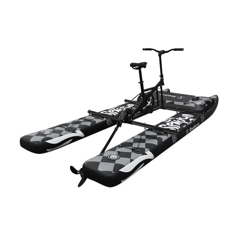 2024 Inflatable Water Bike Sport Equipment Sea Bicycle Water Bike Pedal Boat for Sale