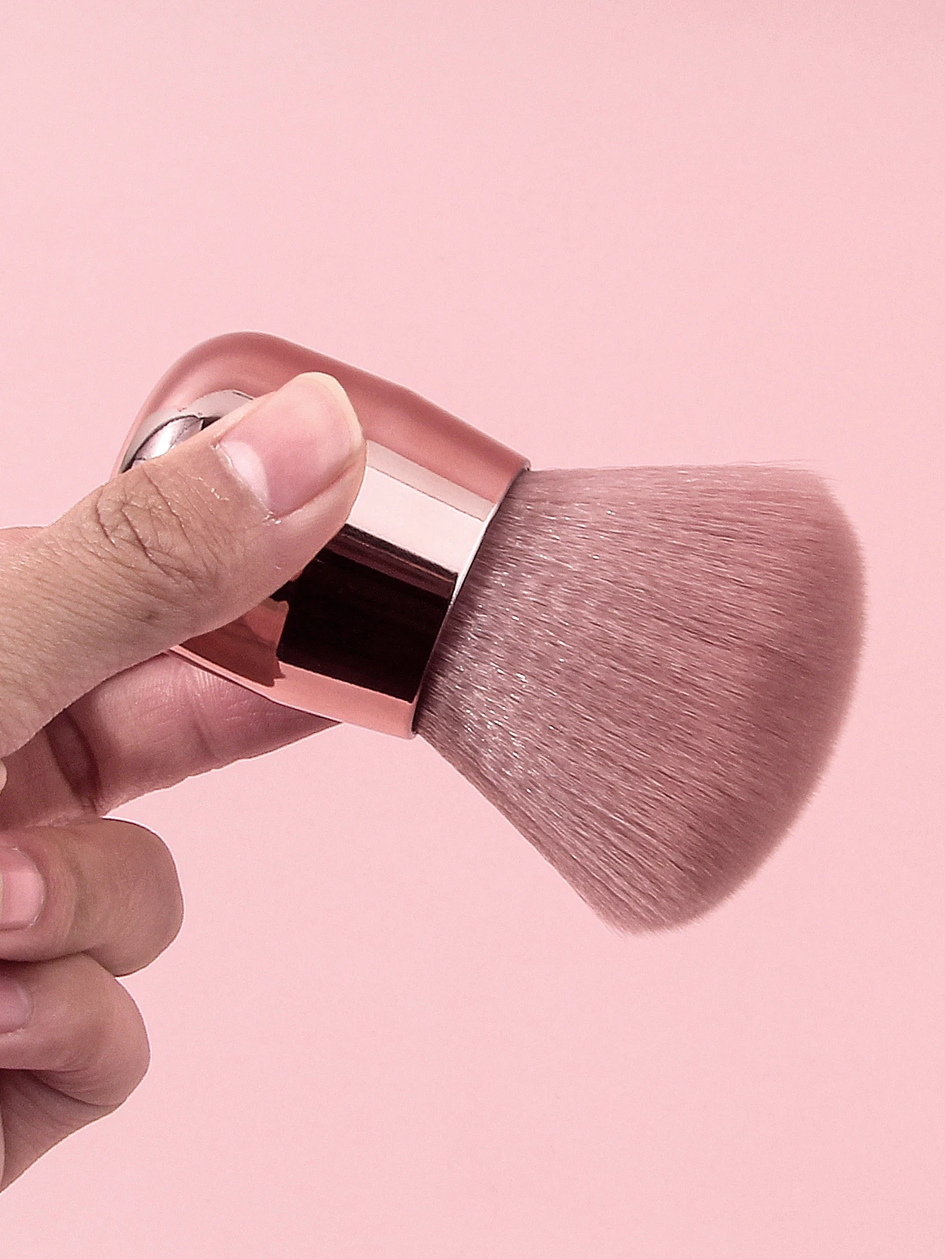 فرشاة مكياج فاخرة 3 في 1 - فرشاة بودرة أحمر الخدود الحريرية للوجه والسفر، أداة تجميل احترافية ذات شعيرات ناعمة #3