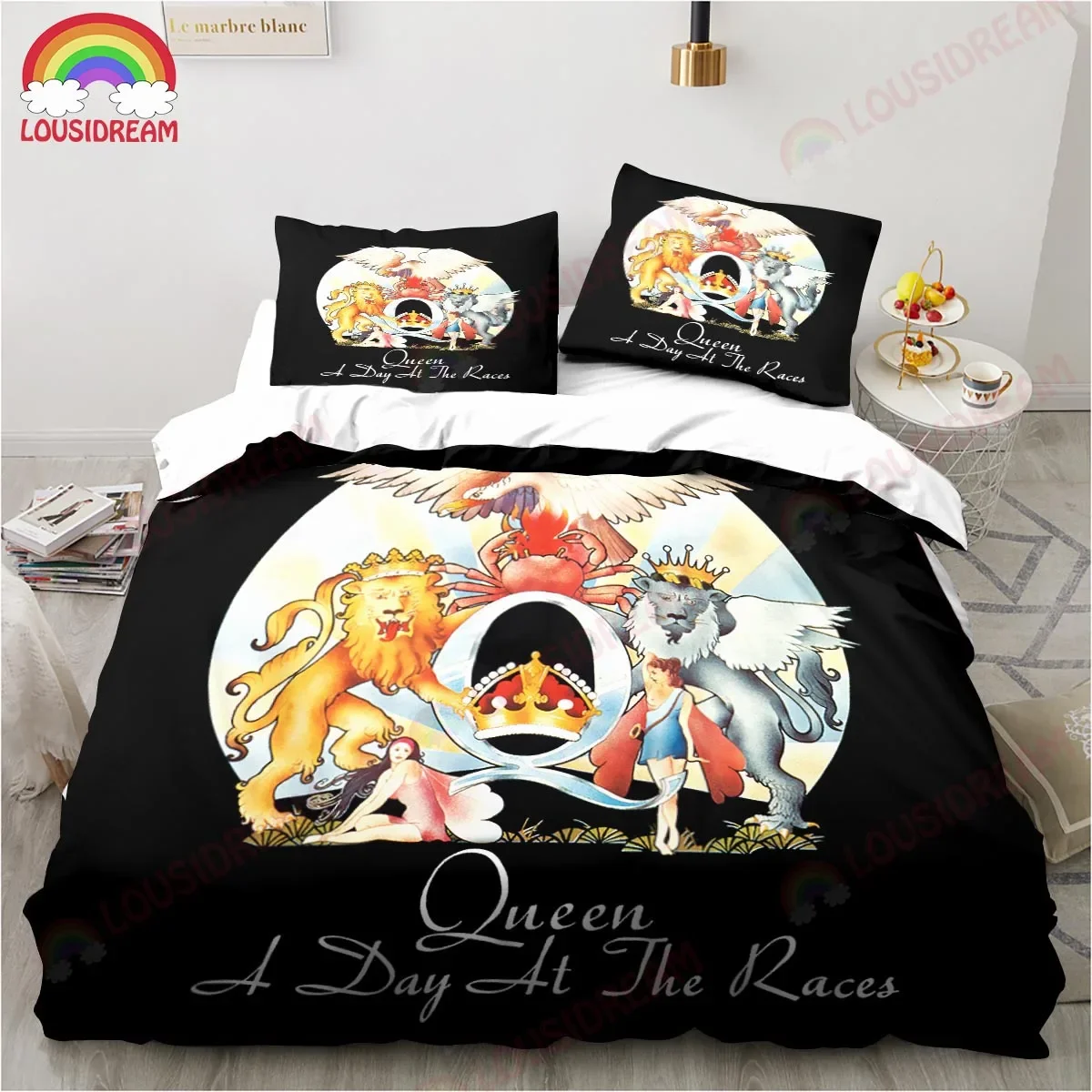 Queen Rock Band Album Cover Bedding Set Sheet Set King Twin Double Child Bedding Set Mircofiber or Polyester Duvet Cover Set