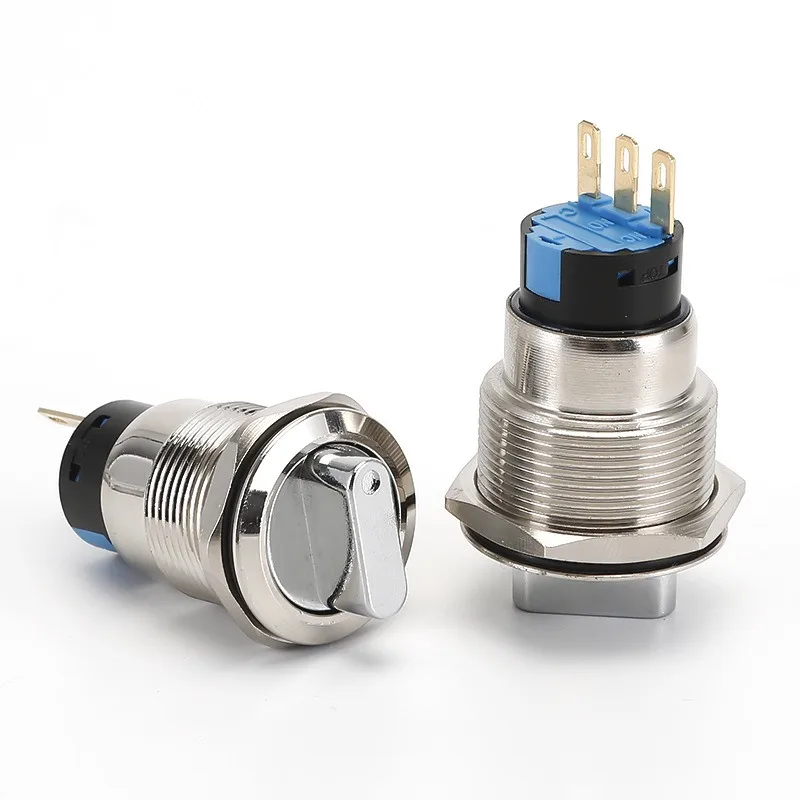 Knob Switch, Self-locking/reset, No Light, Light Jog To Start The Power Supply, Small Button