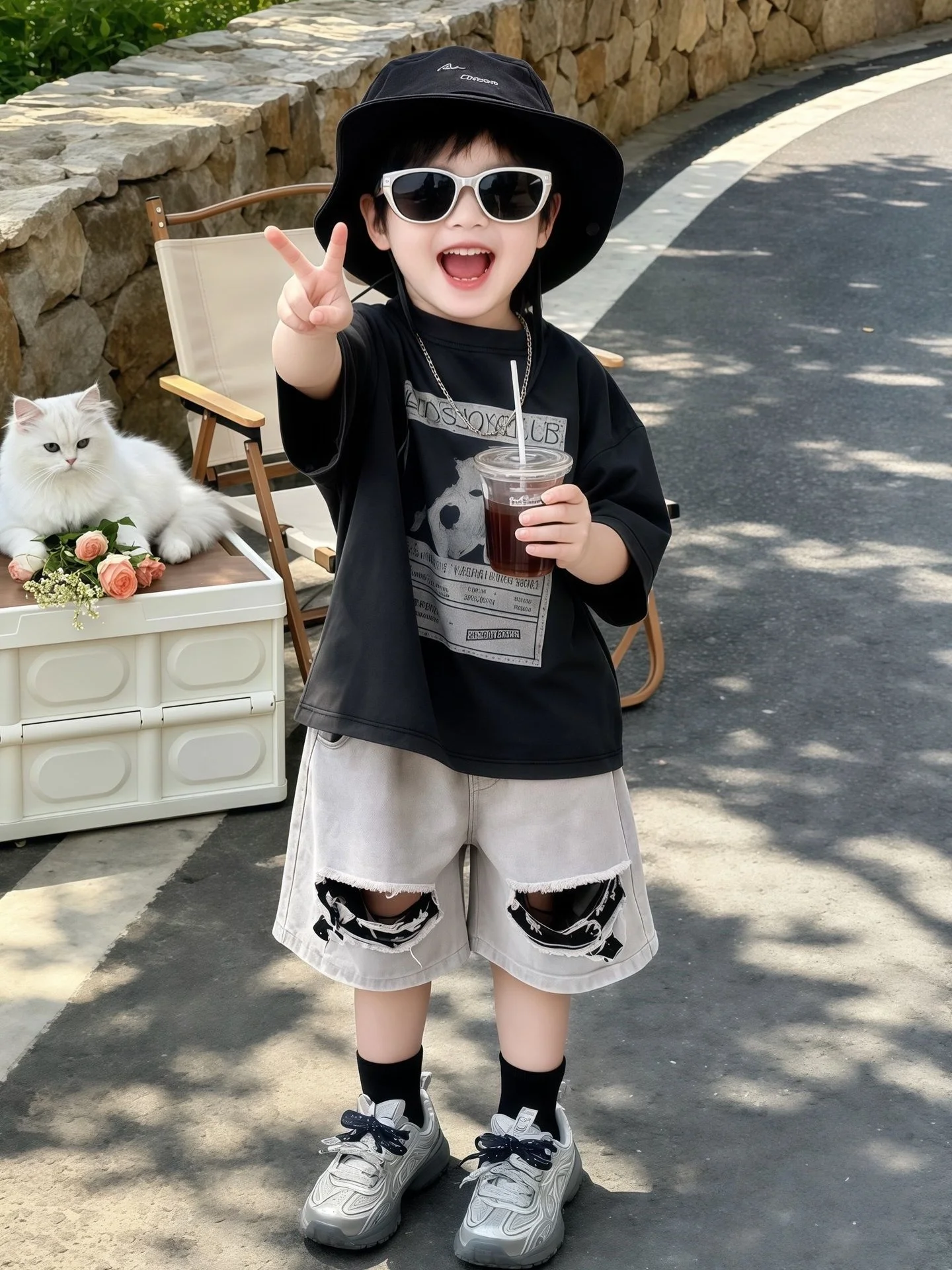 t-shirt-e-pantaloncini-con-stampa-a-maniche-corte-per-ragazzi-in-stile-coreano-set-estivo-alla-moda-completo-in-due-pezzi-per-ragazzi-dai-2-ai-14-anni