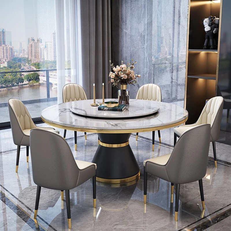 

Console Hotel Dinning Tables Kitchen Living Room White Center Dinning Table Conference Luxury Mesa De Jantar Home Furnitures