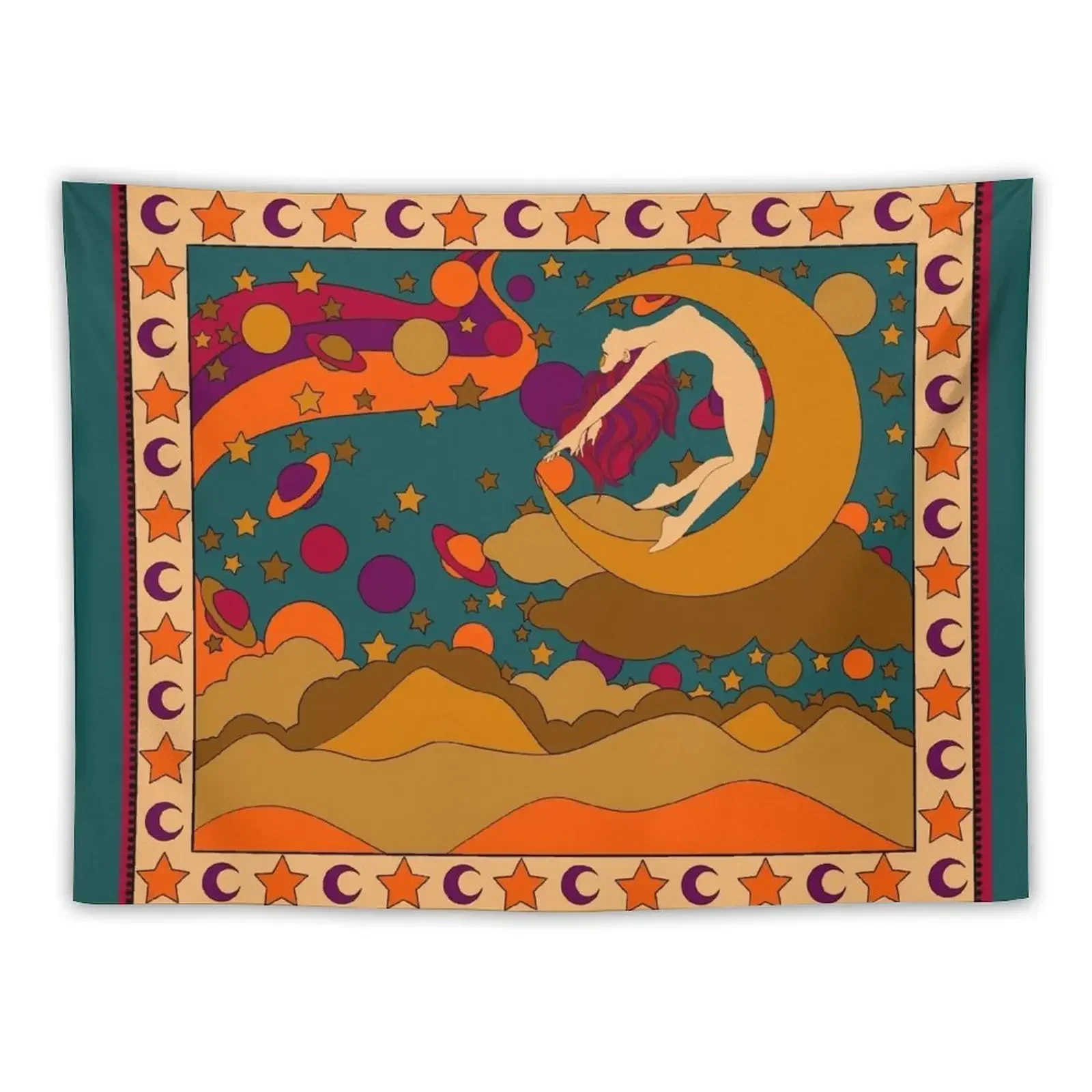 

Nighttime Goddess Tapestry Wall Coverings For Bedroom Tapestry