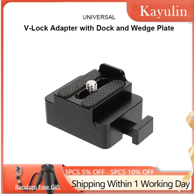 

Адаптер KAYULIN V-Lock для камеры с док-станцией и клиновой пластиной для камеры комплект аксессуаров