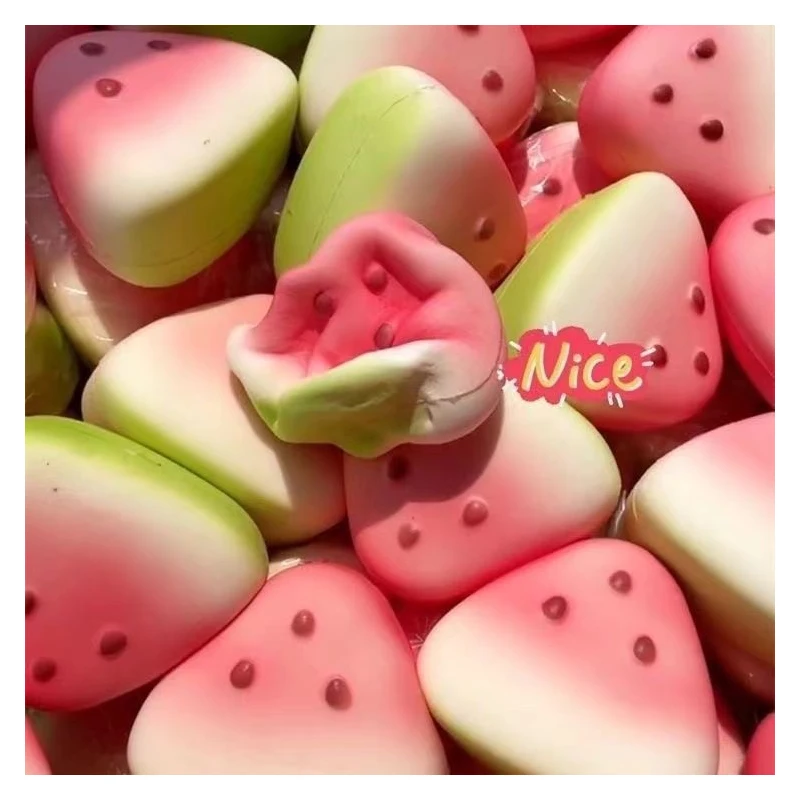 スイカ フィジェットトイ ストレス解消 スローライジング フルーツ ピンチ スクイーズ ストレス解消グッズ 面白い 圧力軽減グッズ