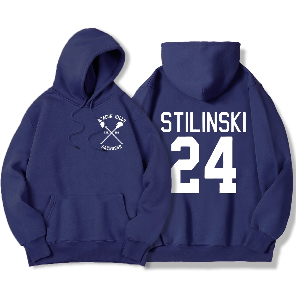 Stilinski 24 Printing Clothing Mens Hip Hop Streetwearpullovers Crewneck Personality Hoodies Casual Fashion Fleece Hoody Men