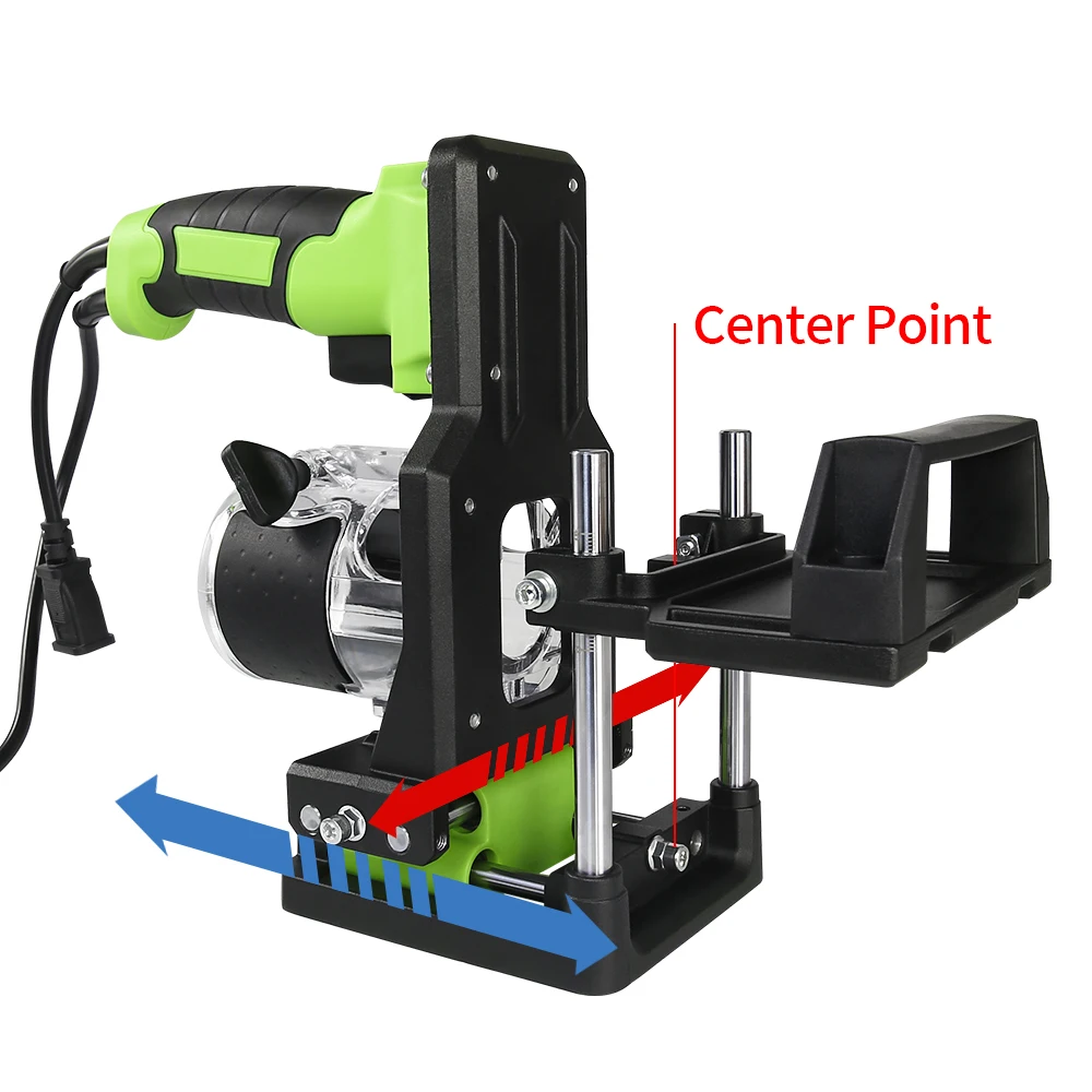 Mortising Jig สำหรับตัด2 In 1 Slotting วงเล็บที่มองไม่เห็นตัวยึด Punch Locator Linear Track DIY งานไม้เครื่องมือ