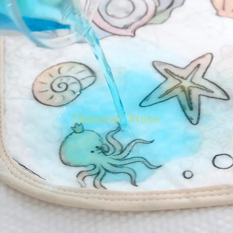 E7CE 80x100cm wiederverwendbares Babywechslermatte atmungsaktives Wasser widerstehen Säuglings -Urinalpolster weich und mit