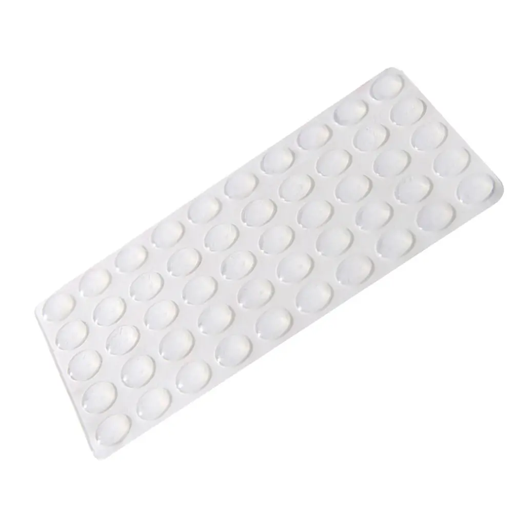 50Pcs Extra Soft Silicone Self Adhesive Bumper Pads for Doors Cabinets Drawers Picture Frames Sound Muffling Cushion Protectors