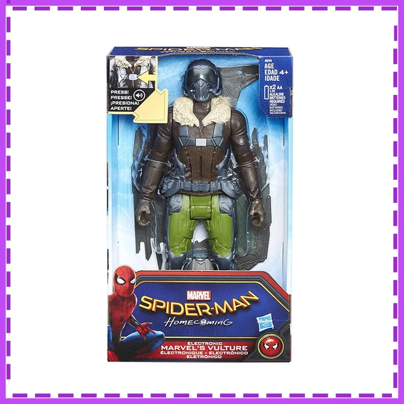 

Hasbro Genuine Anime Spider-Man 3 Antagonistic Opponent Electronic MARVEL'S Vulture Gifts for Children Action Figure Model Toys