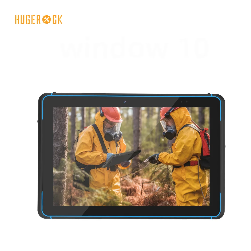 W105 10.1" Win/11 Industrial Tablet PC Computer  16GB 5000mAh 1D/2D Barcode Scanner IP68 Waterproof 128GB Rugged 5G/Wi-Fi