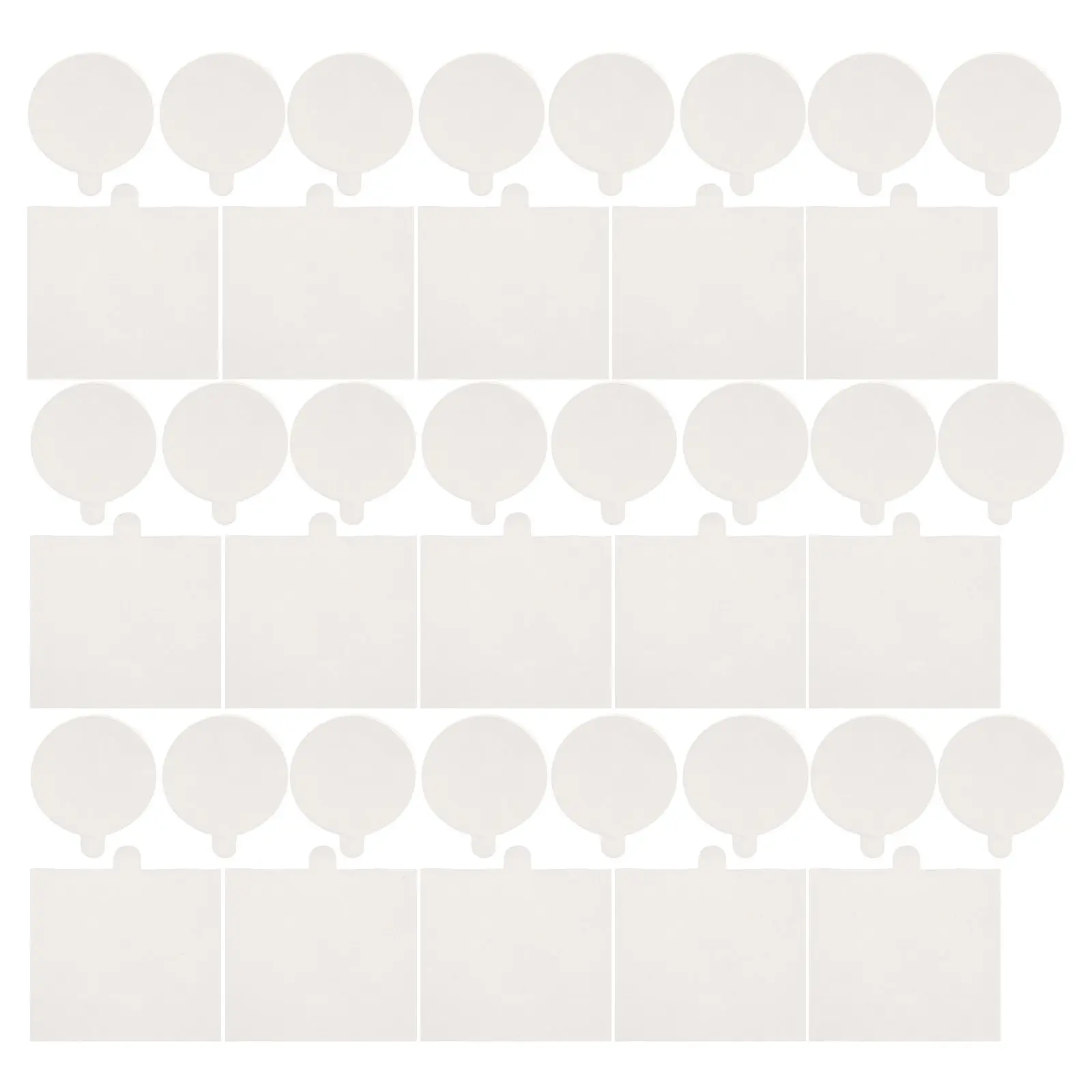 80Pcs Clear Double Sided Tablecloth Clips Tape Strong Adhesion Removable Mounting Tape Outdoor Table Holder for Parties