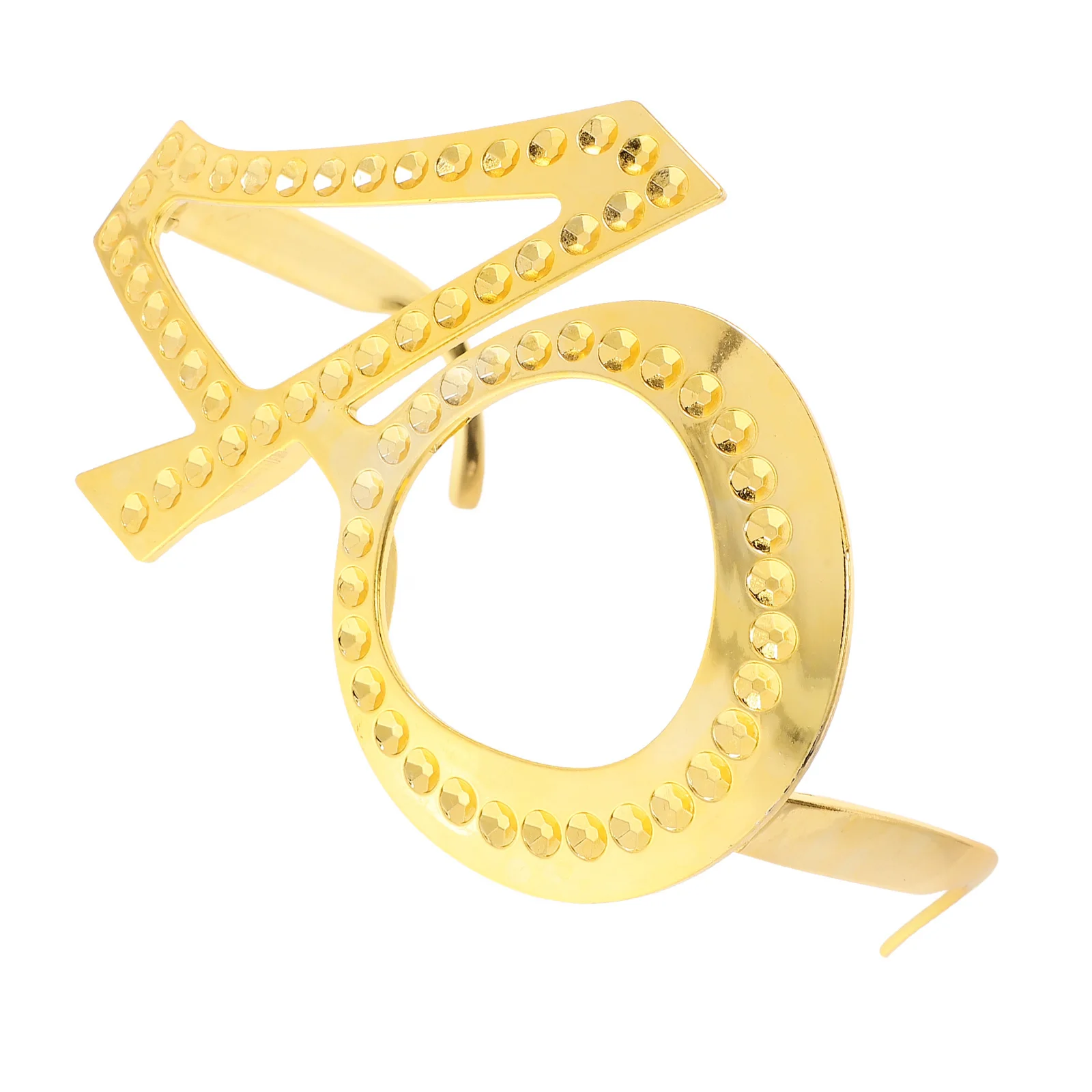 Gafas de 40 cumpleaños, 1 par de gafas novedosas de plástico, montura elegante para adultos, accesorios para fotografía de fiesta, gafas de sol divertidas para disfraz