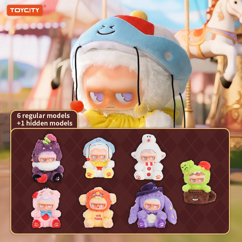 

Toycity Genuine “Monster Paradise”plush Blind Box Series Creativity Cartoon Figure Random Box Stuffed Toy Collection Pendant