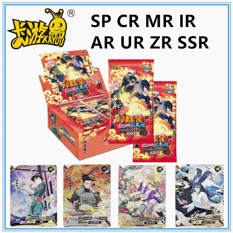 

KAYOU Original Naruto The 5th bullet Series Card Full Set Naruto Anime Rare SP CR ZR MR NR AR UR SSRCollection Cards