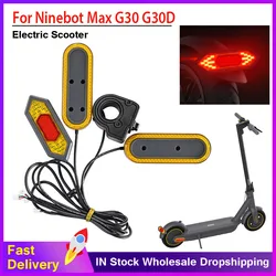 Turn Signal Lamps ABS Replacement Led Flashing Lights Signal Lamp for Ninebot Max G30 G30D Electric Scooter Reflect Rear Light