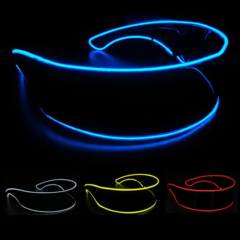 LED Luminous Technology Sense Glasses Photo Glow Light Up Sunglasses Party Prom Bar Cosplay Birthday Wedding Halloween Christmas