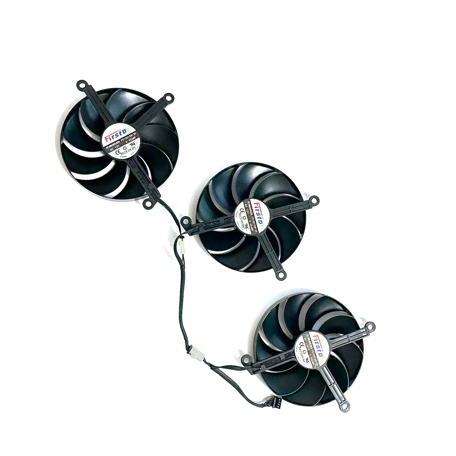 DIY graphics card cooling fan RTX4090 GPU replacement accessories suitable for Inzhong GEFORCE RTX4070 Ti SUPER Super Ice Dragon