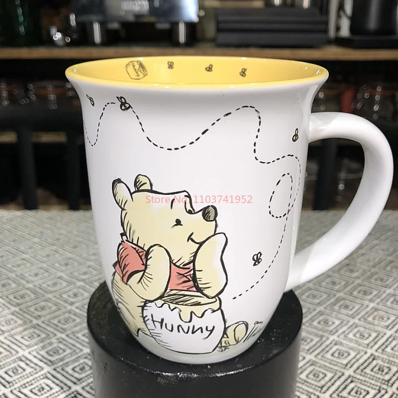 2024 Hot Sale Disney Bear And Tigger Mug Cute Cup Ceramic Mugs Coffee Cups Breakfast Cups Birthday Gifts For Children