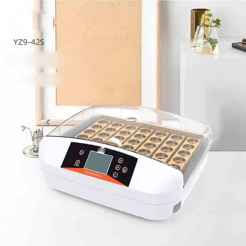 

220v Electric Full Automatic Small Household Intelligent Temperature Control Chicken Duck Quail Parrot Bird Egg Thermostatic Inc