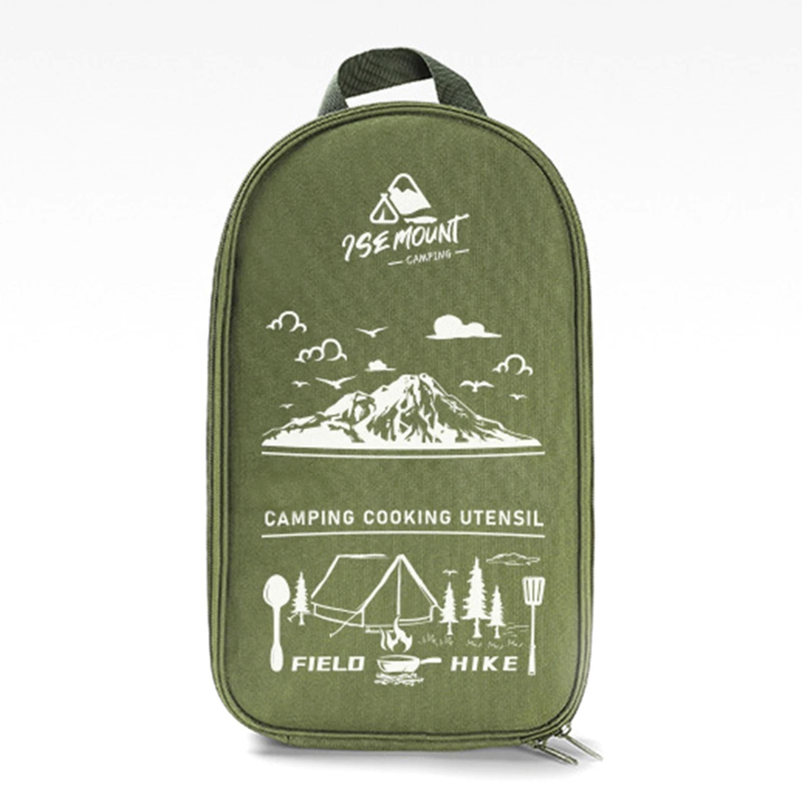 Tableware Holder Bag For Outdoor Portable Oxford Cloth Utensil Bag Camping Accessories