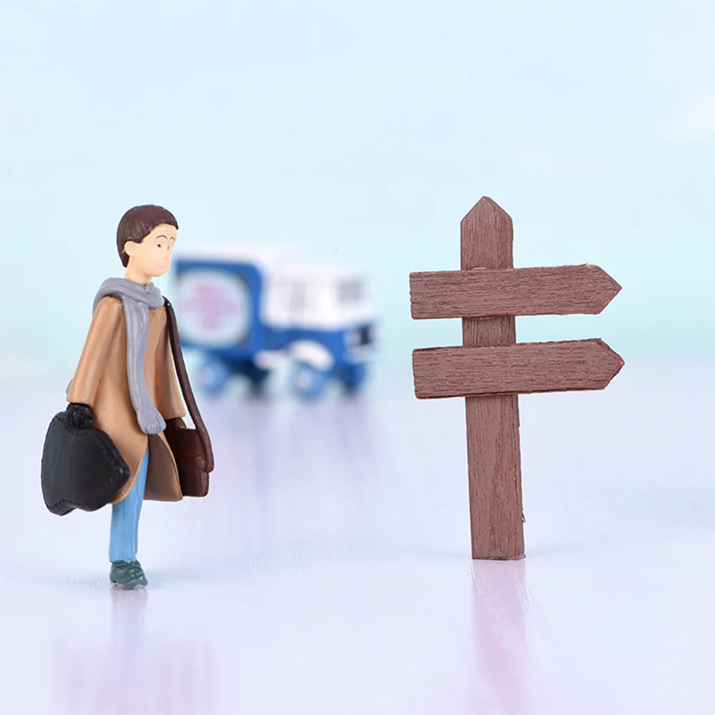 

20 Pcs Succulent Decorative Ornaments Garden Fence Miniature Accessories Decorations for