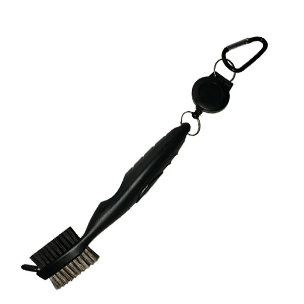 

1Pcs Retractable Golf Brush Double Sided PP Groove Cleaner Club Maintenance Tool Heavy Duty Spike for Deep Groove and Shoe