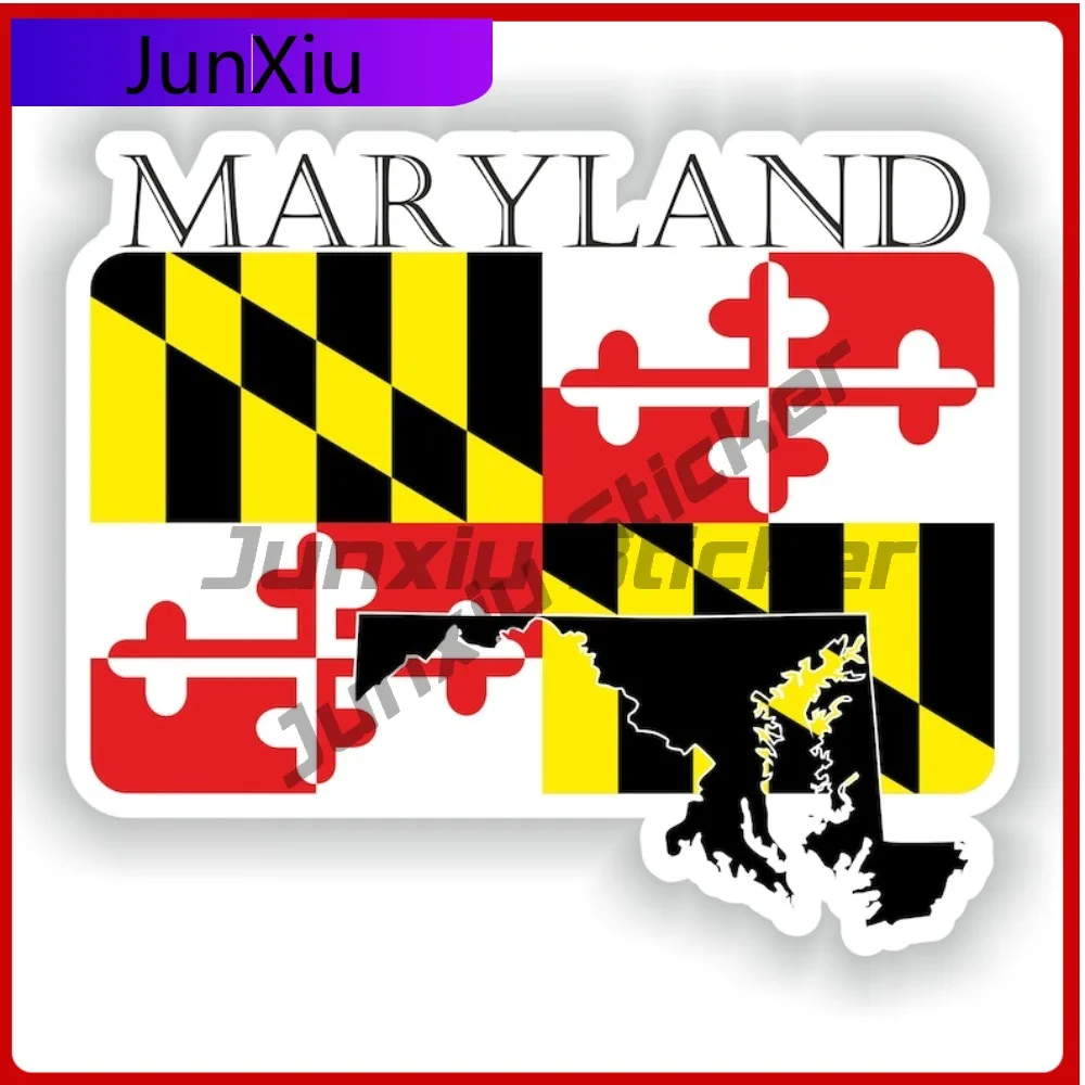

Maryland Country Trendy Bumper Anti Scratch Decal Decoration Project Car Truck Sticker UV Resistant Emblem Cool Laptop Decal